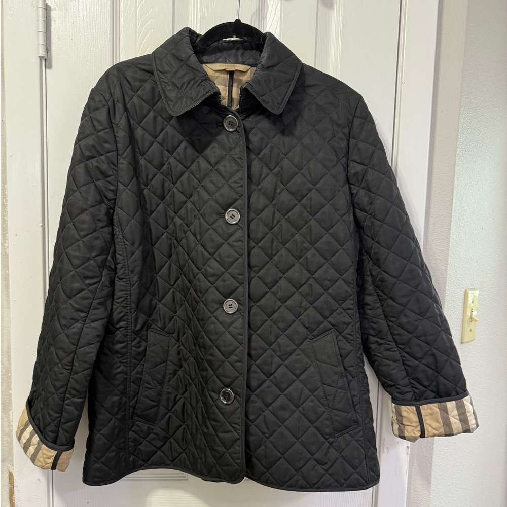 Burberry Black Quilted Jacket